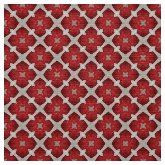 Möbelstoff Glitch2 Red Gray Stoff (Muster)