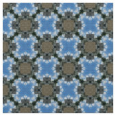Möbelstoff Sky Blue und Brown Stoff (Nahaufnahme)