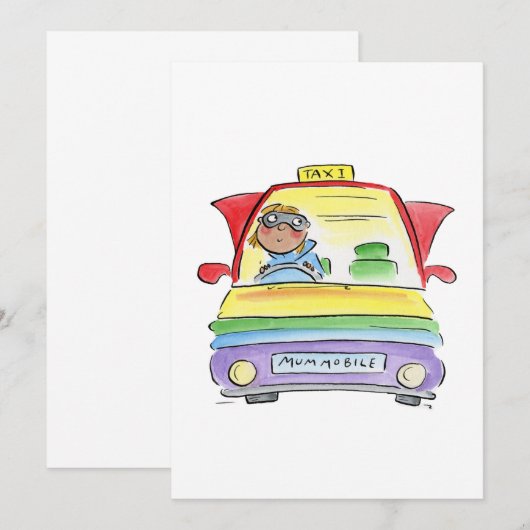 mobil einladung (Vorne/Hinten)