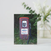 Mobil-Gaspumpe Postkarte (Stehend Vorderseite)