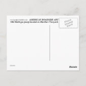 Mobil-Gaspumpe Postkarte (Rückseite)