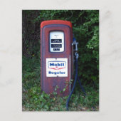 Mobil-Gaspumpe Postkarte (Vorderseite)