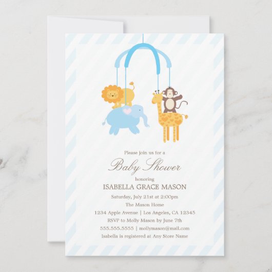 Mobil| Junge Einladung (Vorderseite)