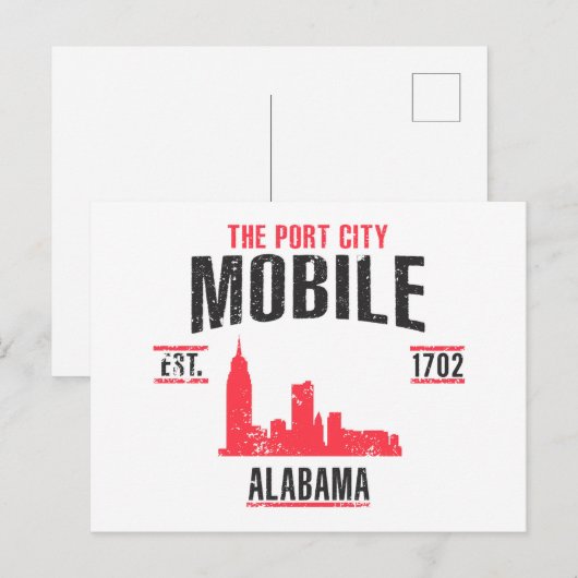 mobil postkarte (Vorne/Hinten)