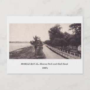 Mobile Alabama AL, Monroe Park 1900er Jahre Vintag Postkarte