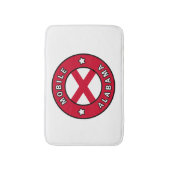 Mobile Alabama Badematte (Vorderseite Vertikal)