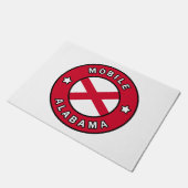 Mobile Alabama Fußmatte (Schrägansicht)