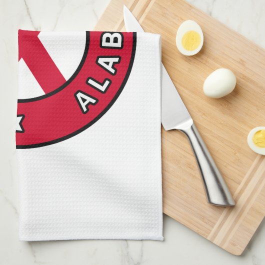 Mobile Alabama Geschirrtuch (Viertel Falte)