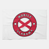 Mobile Alabama Geschirrtuch (Horizontal)