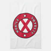 Mobile Alabama Geschirrtuch (Vertikal)