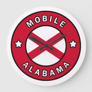 Mobile Alabama Große Wanduhr
