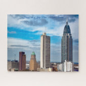 Mobile Alabama Happy 4. Juli Mum Puzzle (Horizontal)