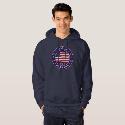 Mobile, Alabama Hoodie (Vorne ganz)