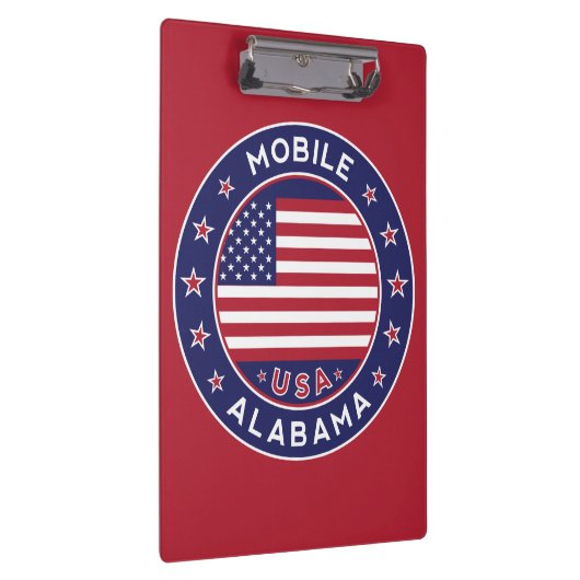 Mobile, Alabama Klemmbrett (Rechts)