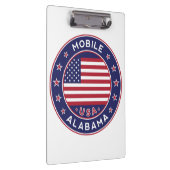 Mobile, Alabama Klemmbrett (Rechts)