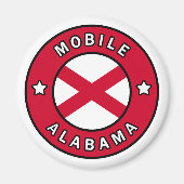 Mobile Alabama Magnet (Vorne)