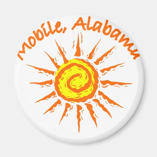 Mobile, Alabama Magnet (Vorne)