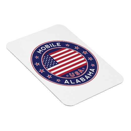 Mobile, Alabama Magnet (Rechte Seite)
