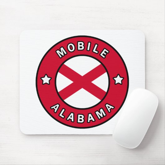 Mobile Alabama Mousepad (Mit Mouse)