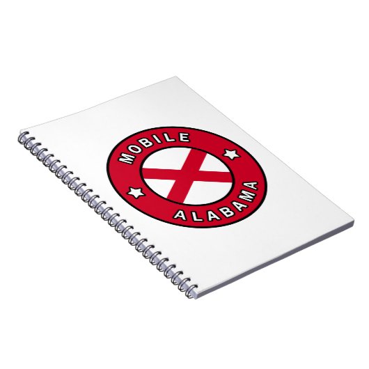 Mobile Alabama Notizblock (Rechte Seite)