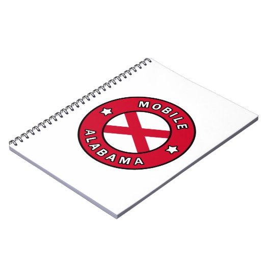 Mobile Alabama Notizblock (Linke Seite)