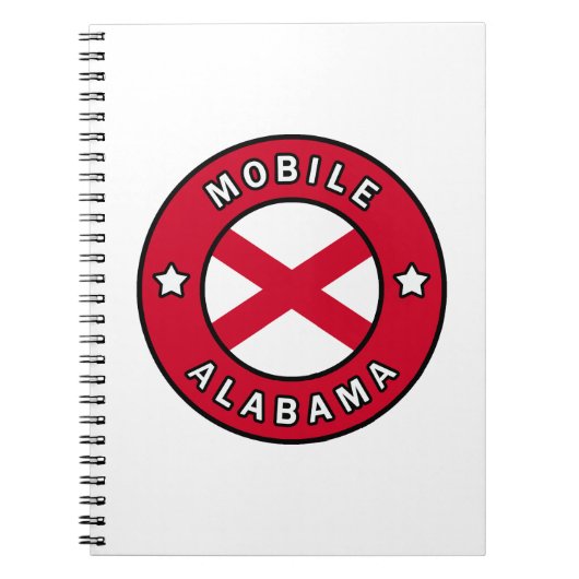 Mobile Alabama Notizblock (Vorderseite)