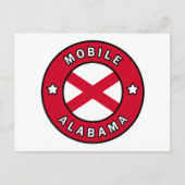 Mobile Alabama Postkarte (Vorderseite)