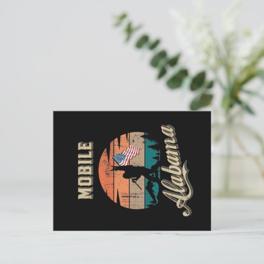 Mobile Alabama Postkarte (Stehend Vorderseite)