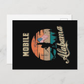 Mobile Alabama Postkarte (Vorne/Hinten)