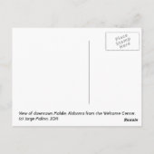 Mobile, Alabama Postkarte (Rückseite)