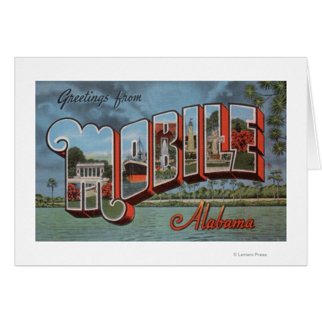 Mobile, Alabama (River Scene) (Vorderseite (Horizontal))