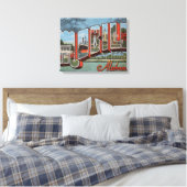 Mobile, Alabama (River Scene) Leinwanddruck (Insitu (Schlafzimmer))