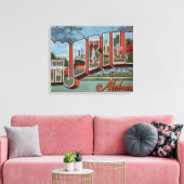 Mobile, Alabama (River Scene) Leinwanddruck (Insitu (Wohnzimmer))