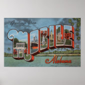 Mobile, Alabama (River Scene) Poster (Vorne)