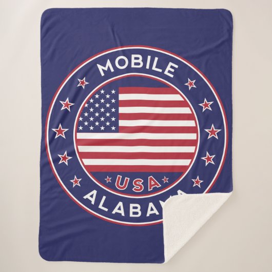 Mobile, Alabama Sherpadecke (Vorderseite)