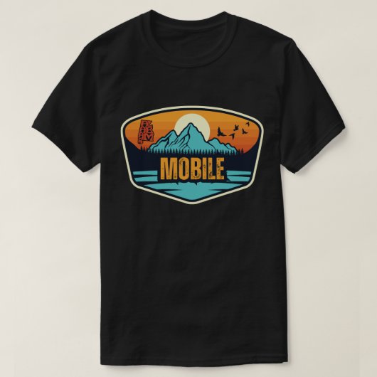 Mobile, Alabama T-Shirt (Design vorne)