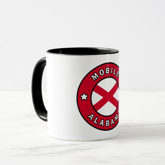 Mobile Alabama Tasse (Vorderseite Links)