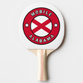 Mobile Alabama Tischtennis Schläger (Vorderseite)