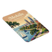 Mobile, Alabama USA Magnet (Rechte Seite)