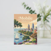 Mobile, Alabama USA Postkarte (Stehend Vorderseite)