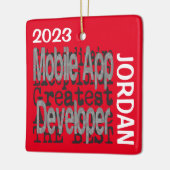 Mobile App Developer Extraordinaire CUSTOM Keramikornament (Links)