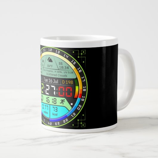 Mobile App Entwickler Interface Tasse (Vorderseite Rechts)