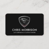 Mobile Auto Detailing Car Wash QR Code Visitenkarte (Vorderseite)