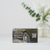 Mobile Auto Detection Auto Wash QR Visitenkarte (Stehend Vorderseite)