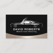 Mobile Auto Detection Muscle Car Wash Automotive Visitenkarte (Vorderseite)