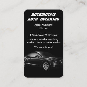 Mobile Auto Detection Service Business Card Visitenkarte