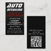 Mobile Auto Detection Service Business Card Visitenkarte (Vorne/Hinten)