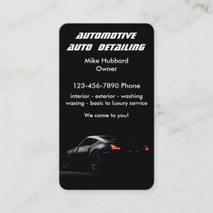 Mobile Auto Detection Service Business Card Visitenkarte