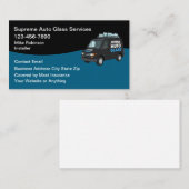 Mobile Auto Glass Repair Services  Visitenkarte (Vorne/Hinten)
