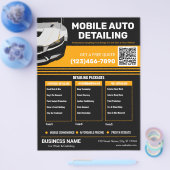 Mobile Autodetailing-Profi-Autowäsche Flyer (Einzeln)